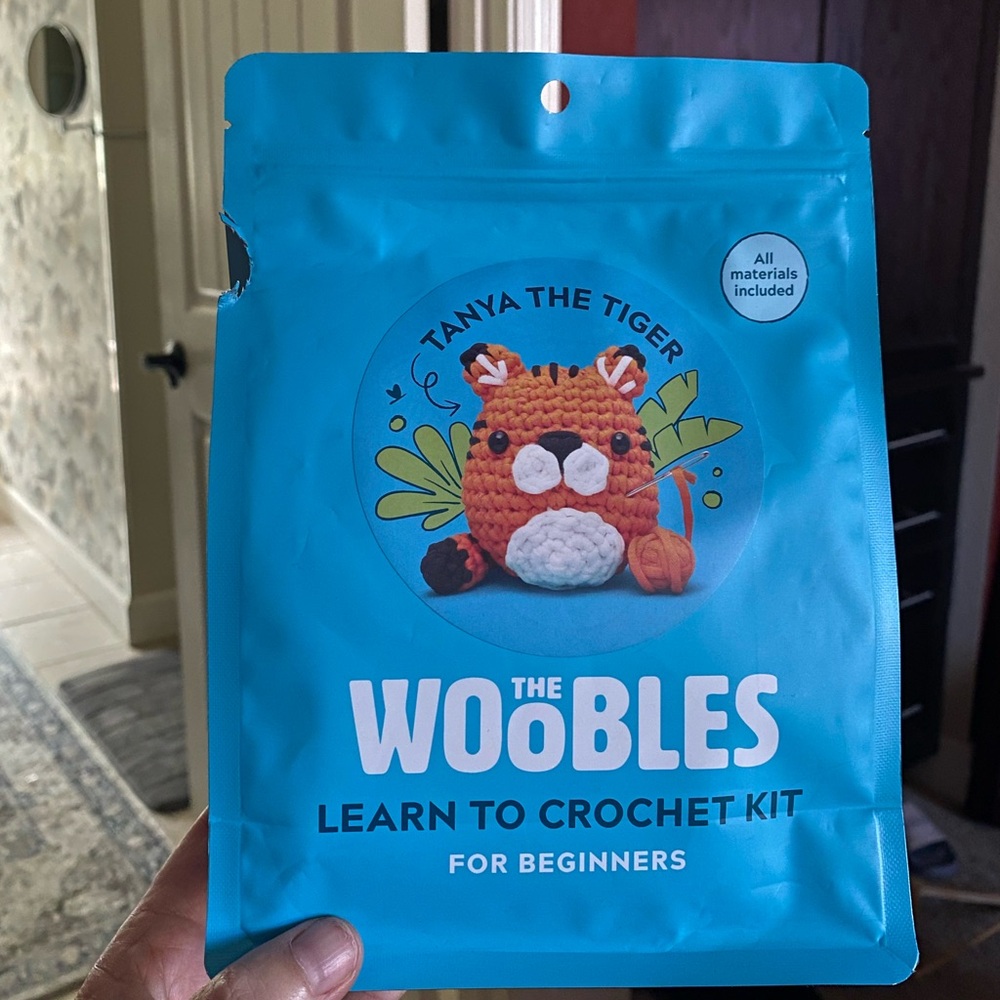 The Woobles Crochet Kit - Blue